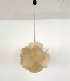 Enrico Botta Fiberglass pendant light by Sundown Edition, Italy, 1968