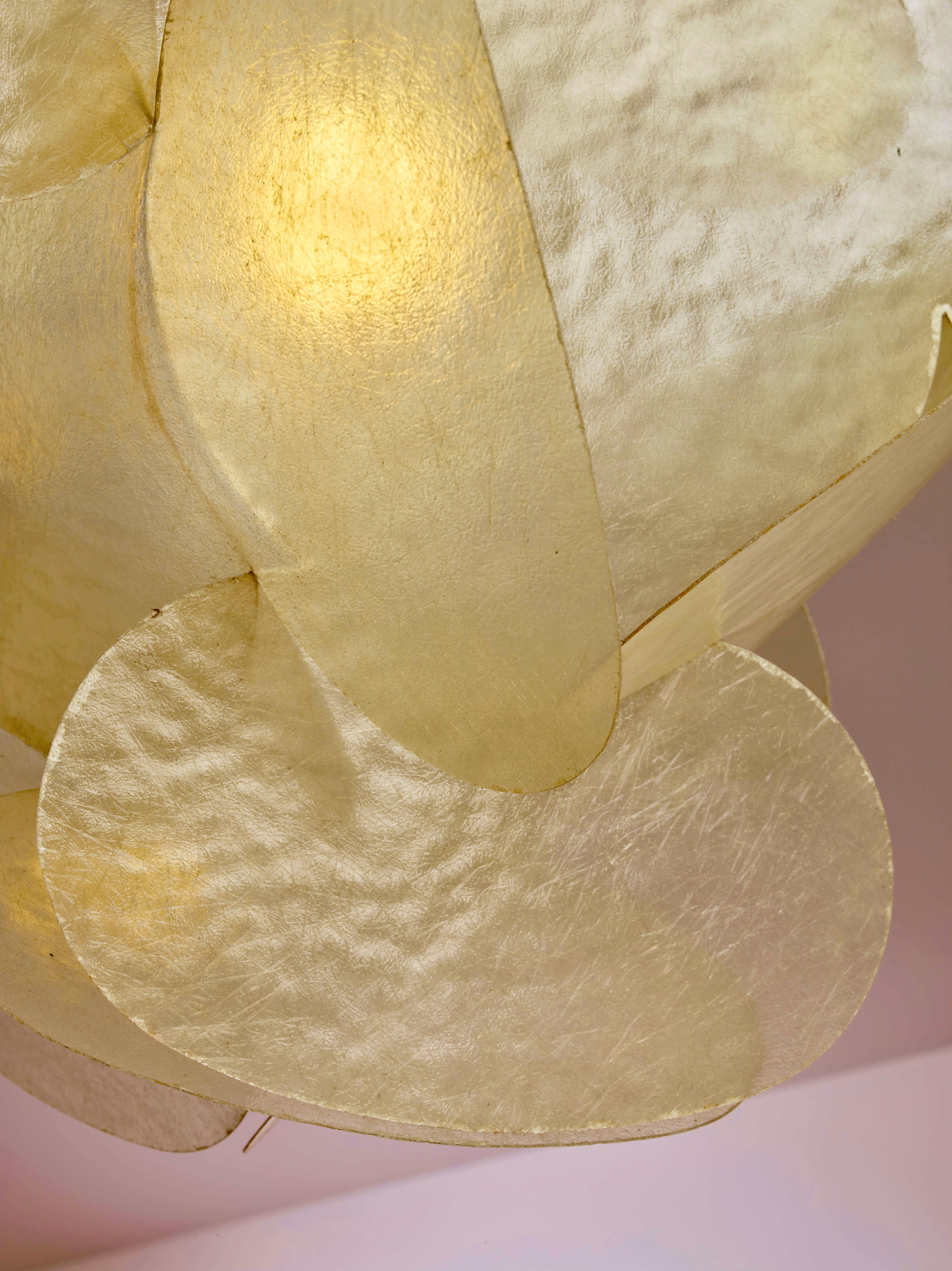 Mid-20th Century Enrico Botta Fiberglass pendant light by Sundown Edition, Italy, 1968