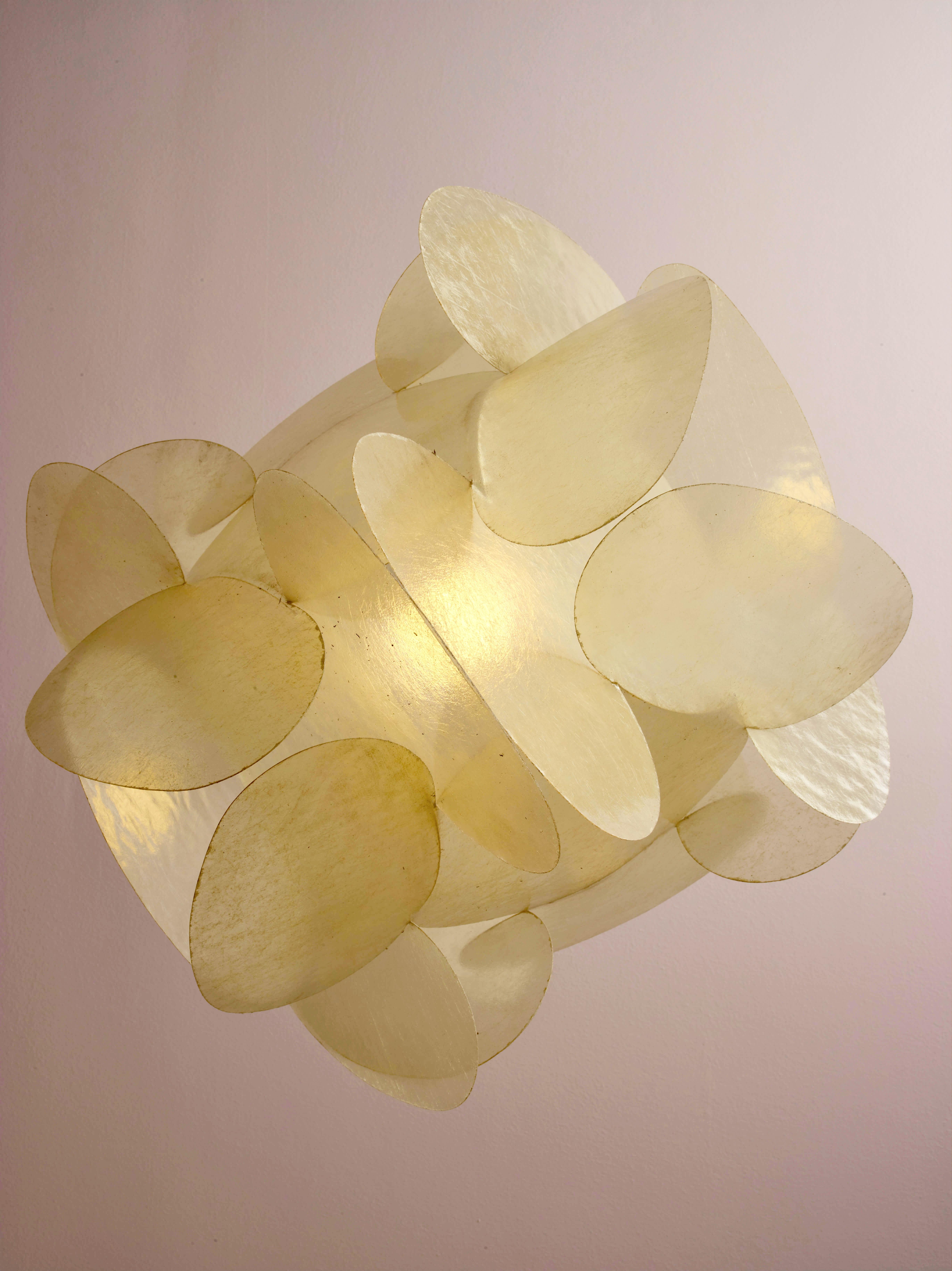 Enrico Botta Fiberglass pendant light by Sundown Edition, Italy, 1968 1