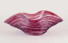 Enrico Cammozzo, Vetro Artistico Murano. Bol unique et colossal en verre d'art.