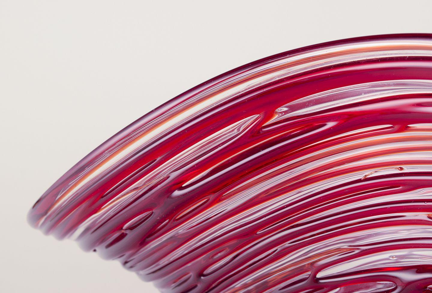 Enrico Cammozzo, Vetro Artistico Murano. Cuenco único y colosal de vidrio artístico. Italiano en venta