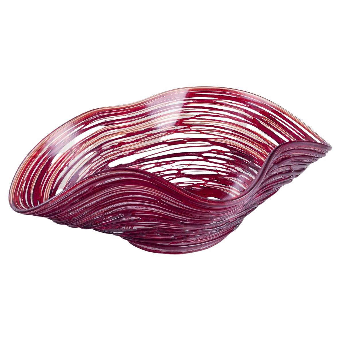 Enrico Cammozzo, Vetro Artistico Murano. Cuenco único y colosal de vidrio artístico. en venta