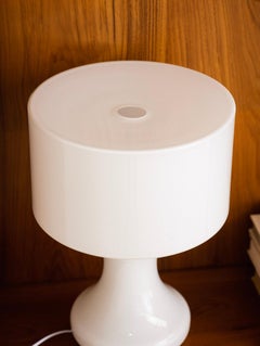 Enrico Capuzzo Attributed "Sebenica" Murano Glass Table Lamp for Vistosi