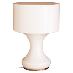 Enrico Capuzzo Attributed "Sebenica" Murano Glass Table Lamp for Vistosi