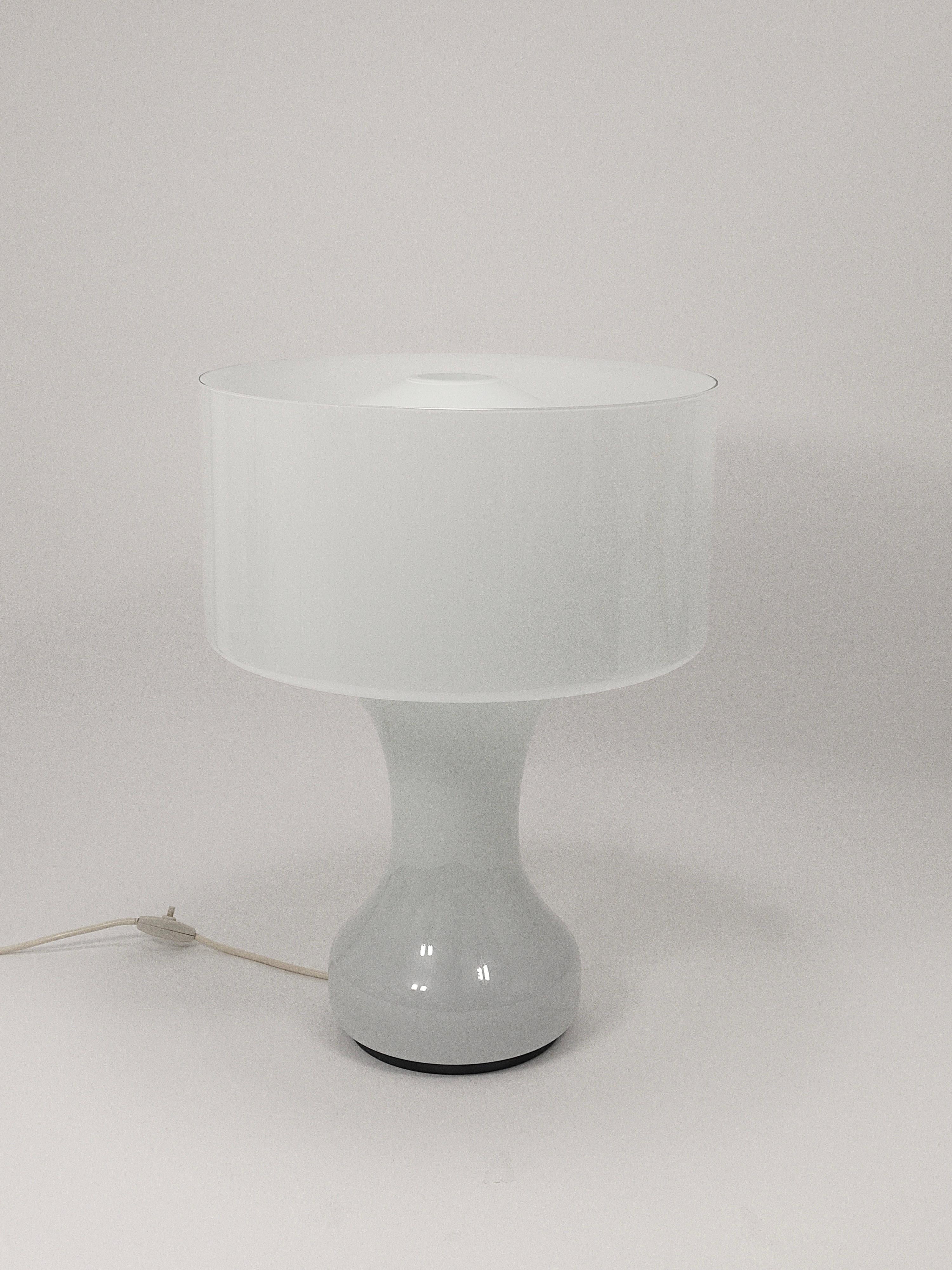 Glass Enrico Capuzzo Vistosi Large Sebenica L190 Table Floor Side Lamp, Italy, 1960s