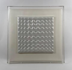 Enrico Castellani, mixed media