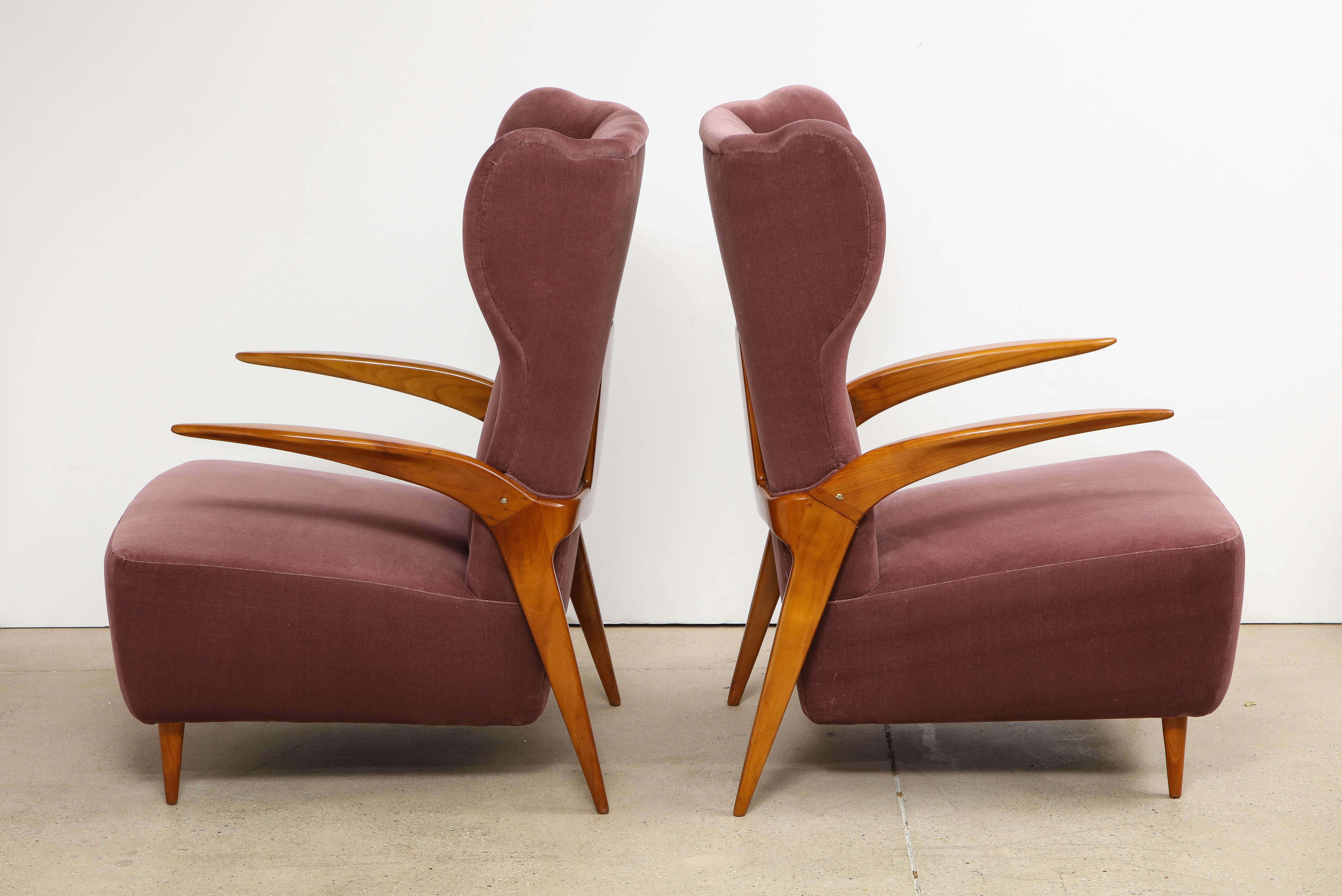 Mid-Century Modern Enrico Ciuti Attributed Chairs