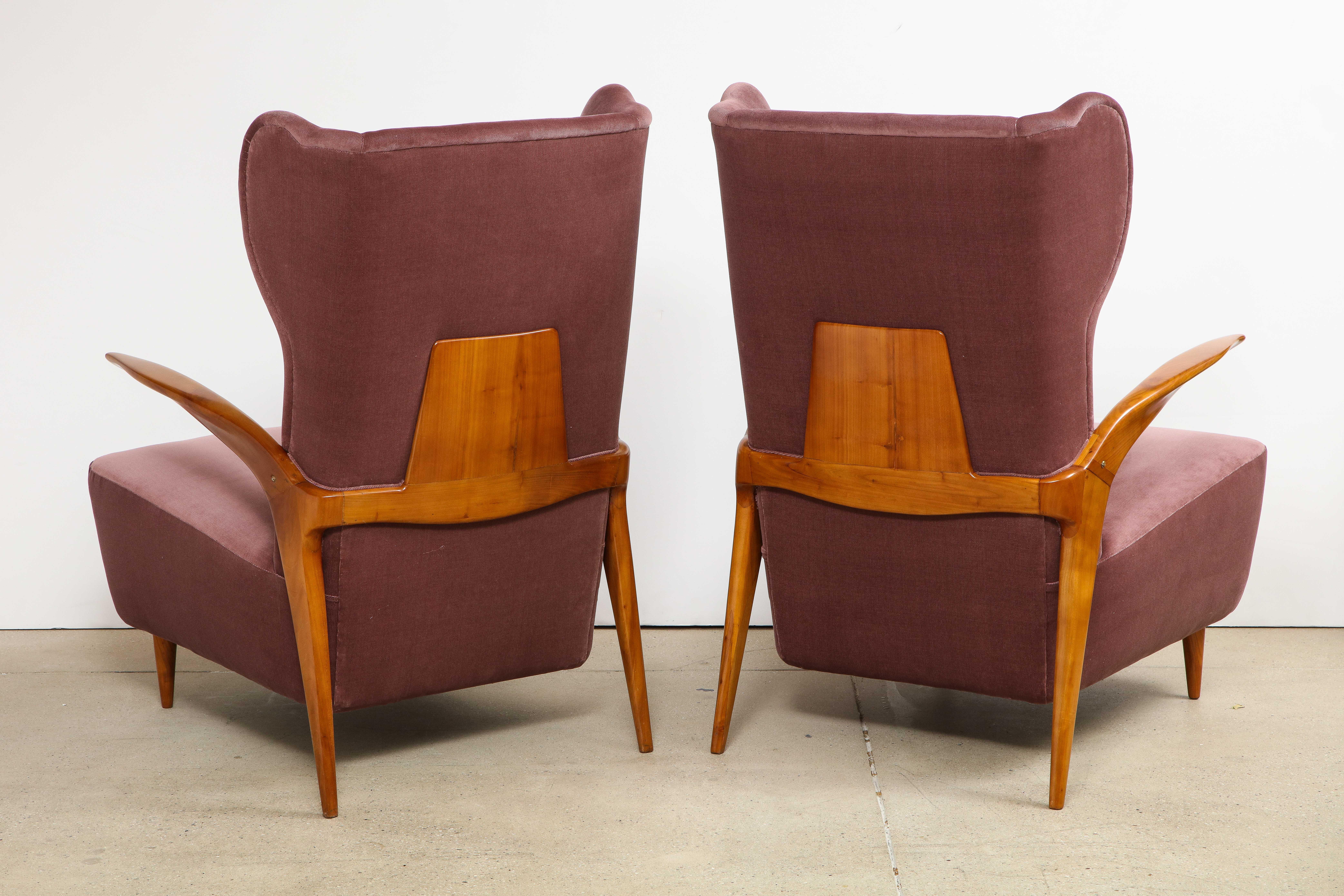 Hand-Crafted Enrico Ciuti Attributed Chairs