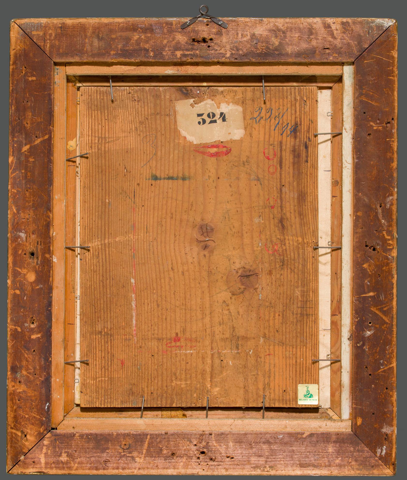 19th Century Enrico Coleman Signed Painting For Sale 4