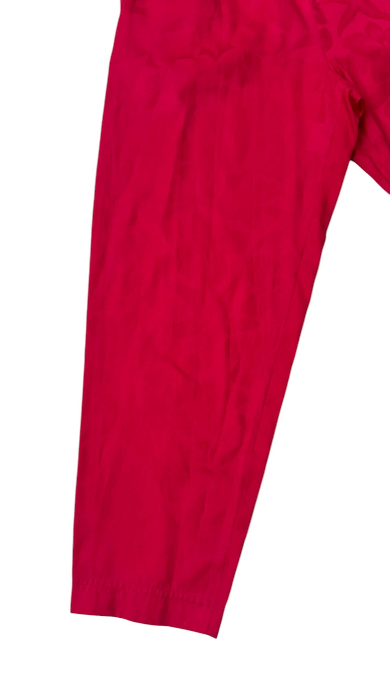 Enrico Coveri Boutique Fuchsia Two-Piece Set with Jacquard Finish For Sale 6
