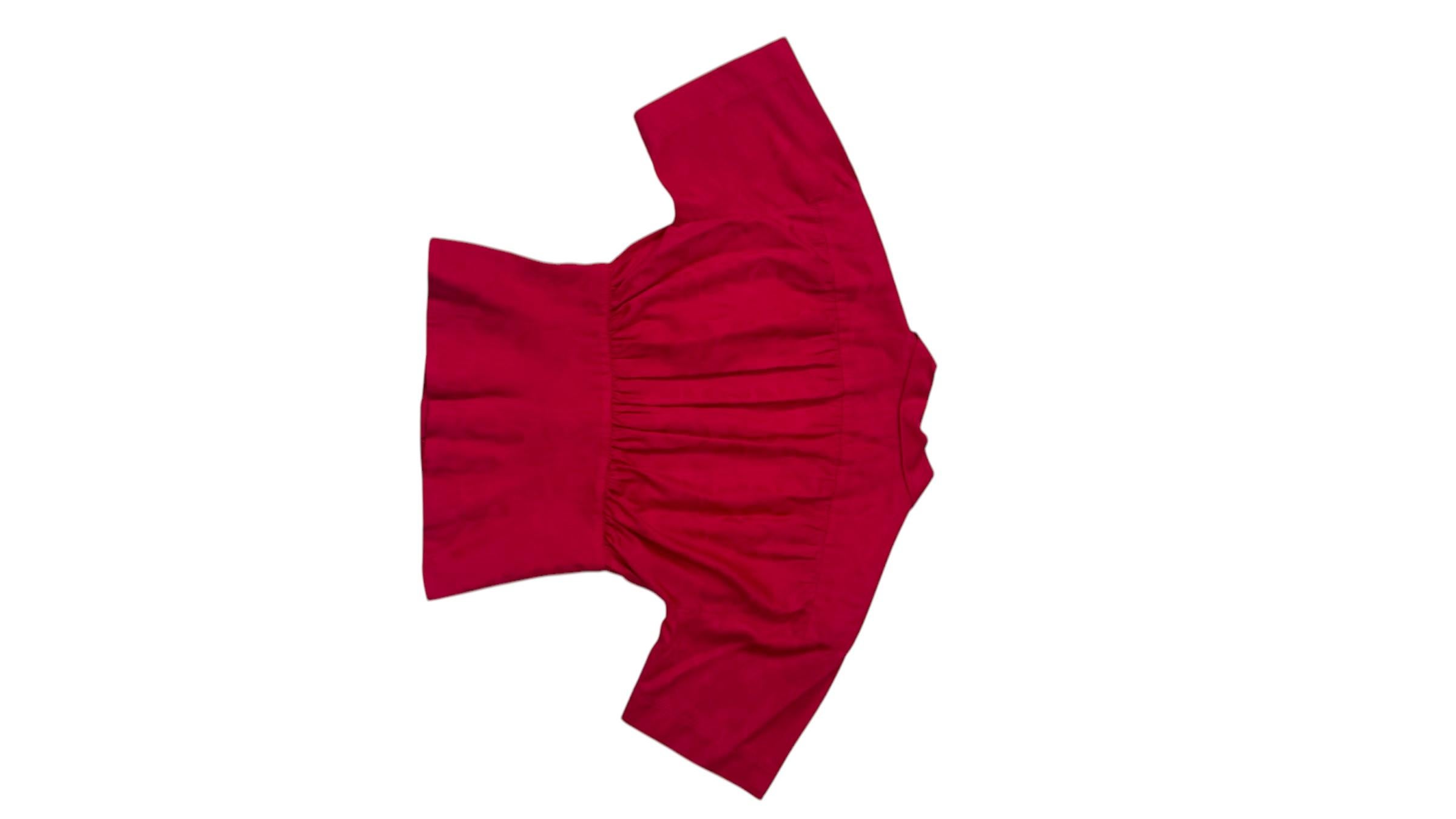 Enrico Coveri Boutique Fuchsia Two-Piece Set with Jacquard Finish For Sale 3