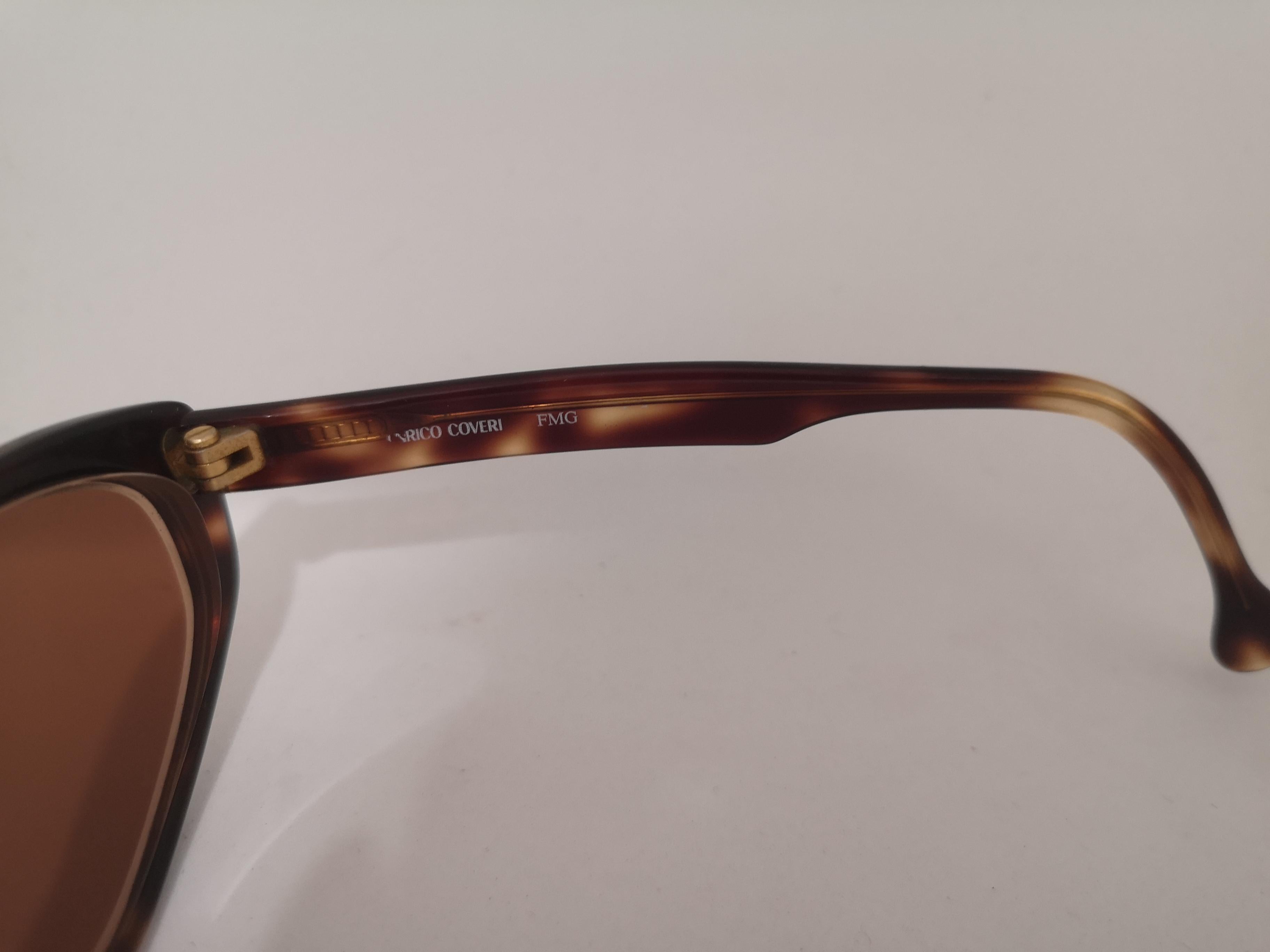 Black Enrico Coveri brown sunglasses