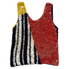 Enrico Coveri Top de lentejuelas multicolor
