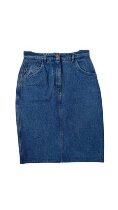Enrico Coveri Vintage Denim Skirt
