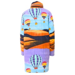 Enrico Coveri Vintage Pop Art Balloon Print Parka