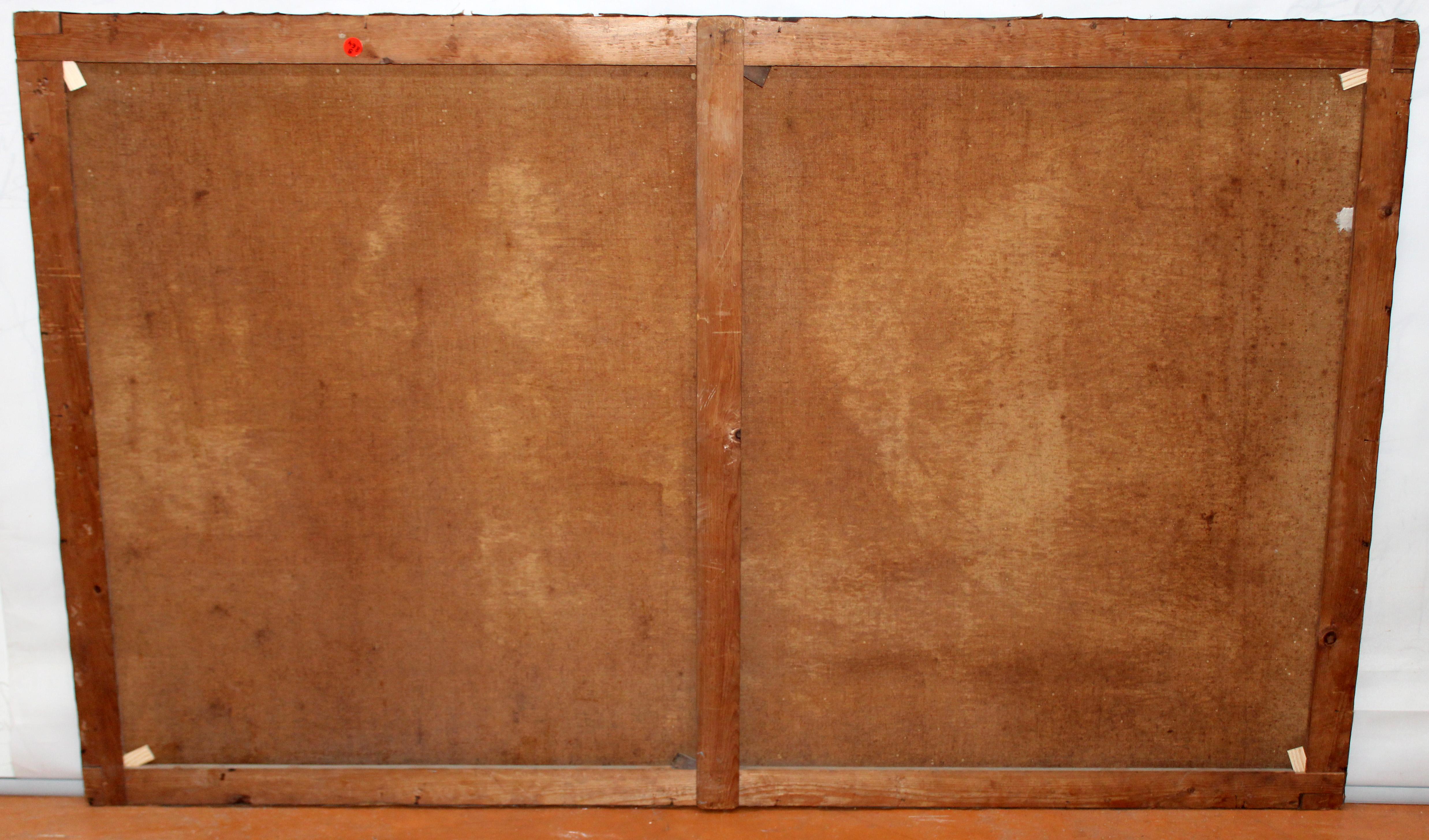 Luz de crepúsculo - Óleo sobre tela - 90 x 145 cm. For Sale 5