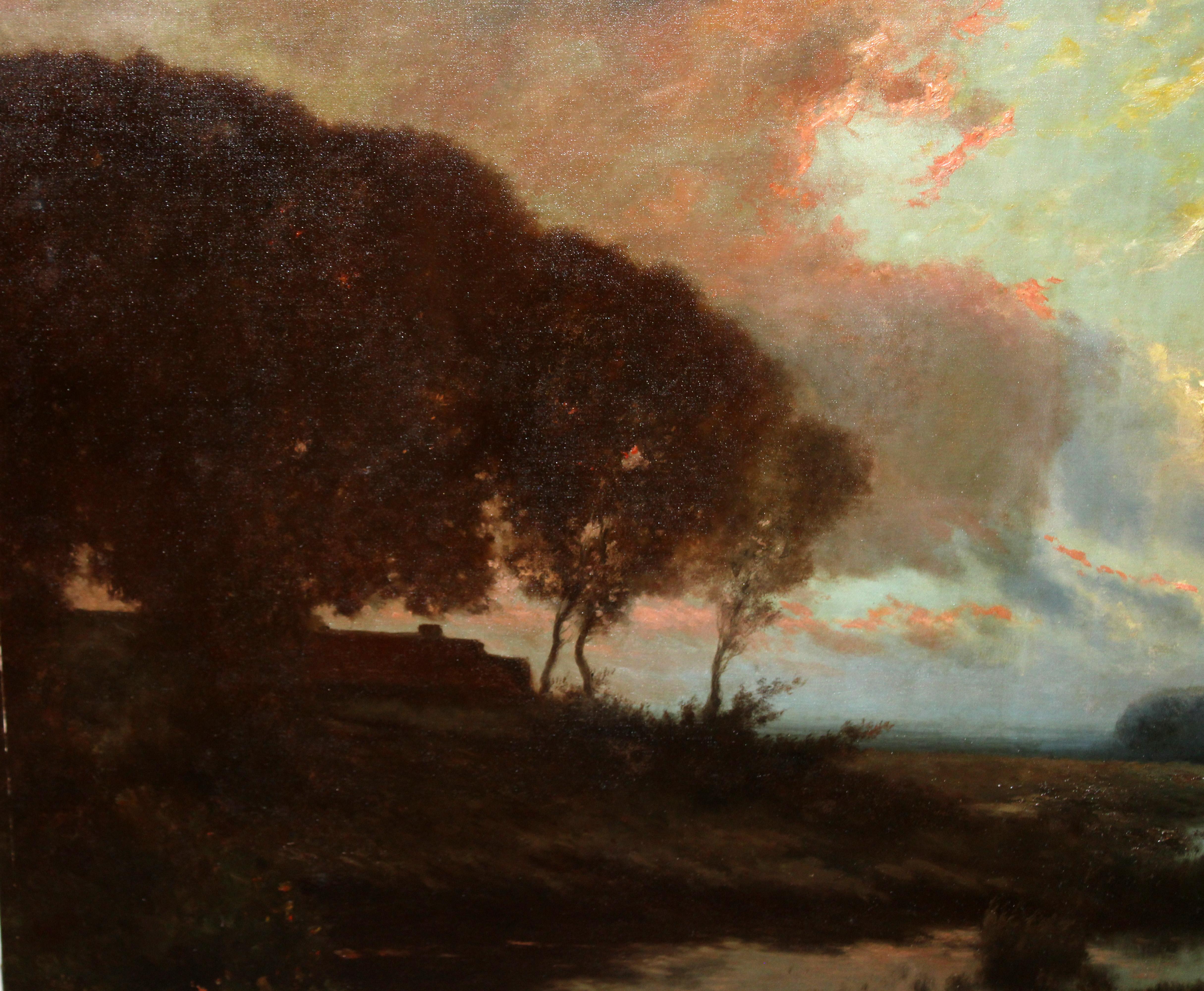 Interesante obra del prestigioso artista italiano y afincado en Barcelona Enrico Creci (1878-1935)

Esta obra es de aproximadamente 1910

Como pueden ver en las fotografías, la obra va firmada por el autor en la parte inferior

La obra se presenta