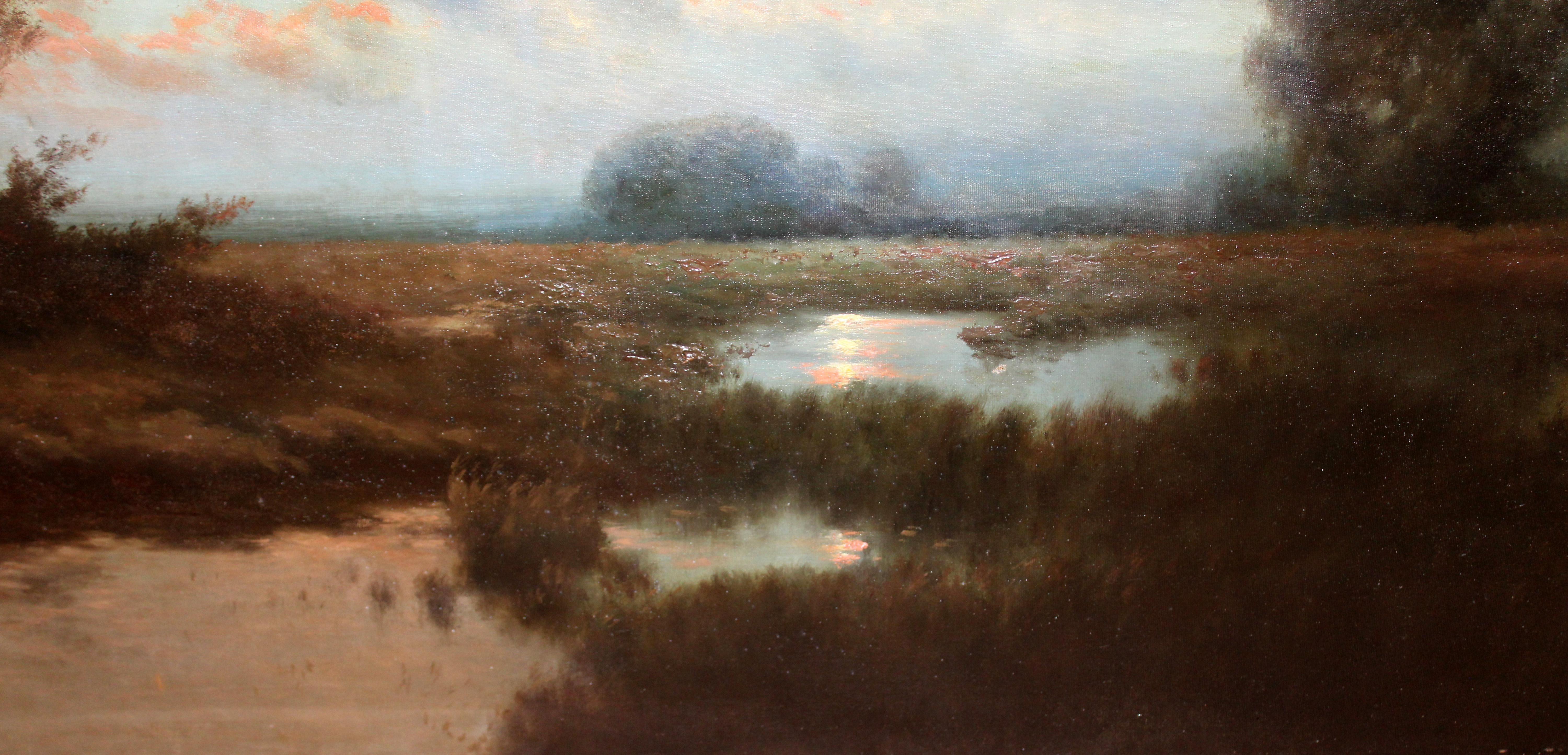 Luz de crepúsculo - Óleo sobre tela - 90 x 145 cm. For Sale 2