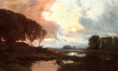 Luz de crepúsculo - Óleo sobre tela - 90 x 145 cm.