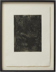 Enrico Della Torre, Black and White Abstract Composition, Engraving, 2016, Frame