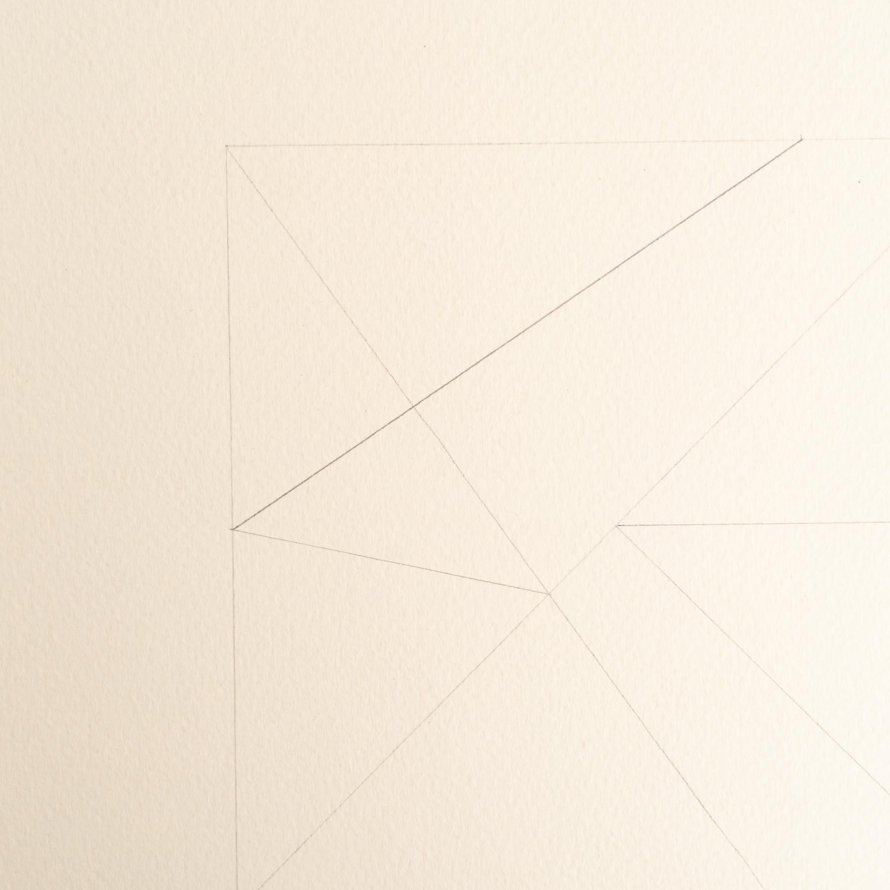 Postmoderno Enrico Della Torre Disegno geometrico astratto - Firmato in vendita