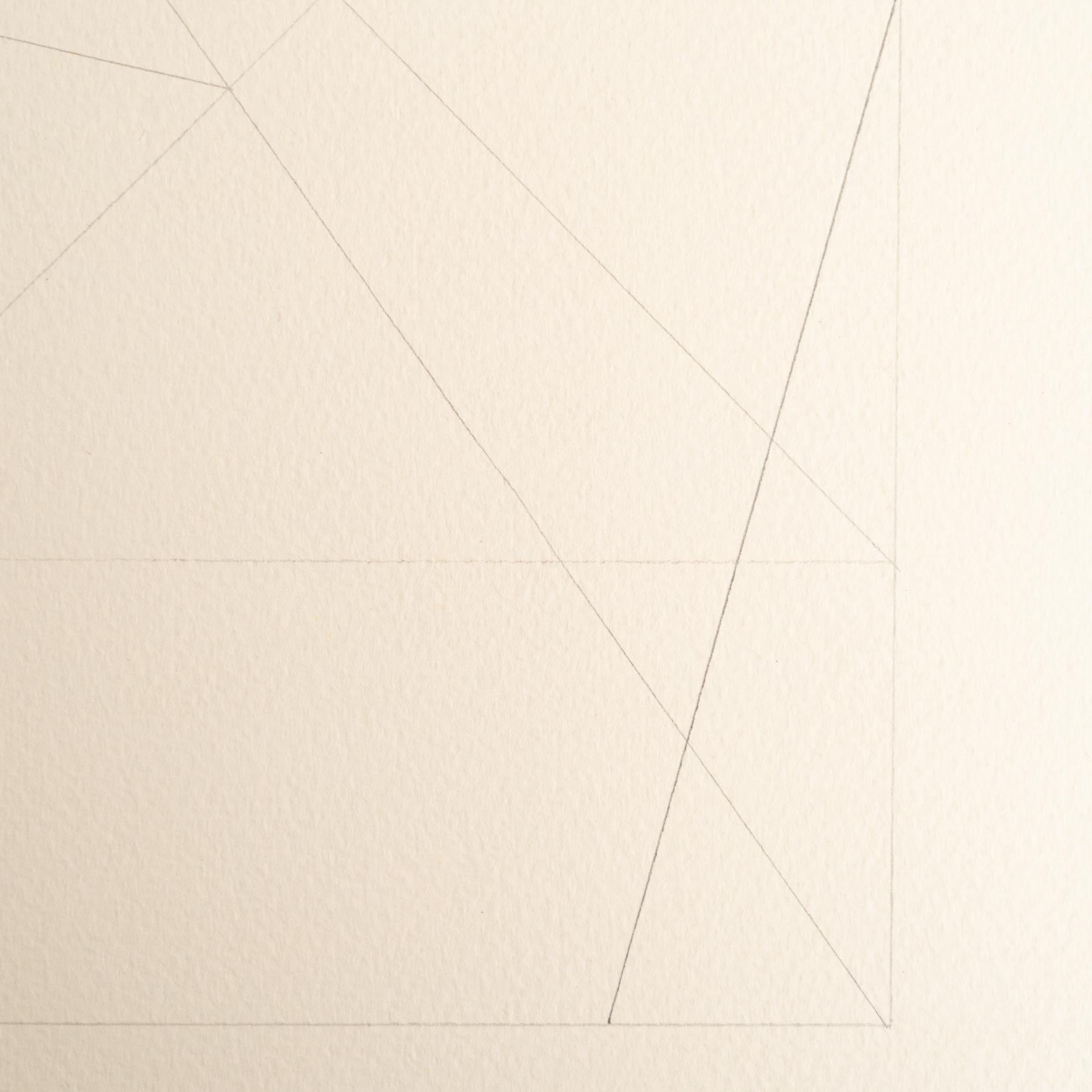 Spagnolo Enrico Della Torre Disegno geometrico astratto - Firmato in vendita