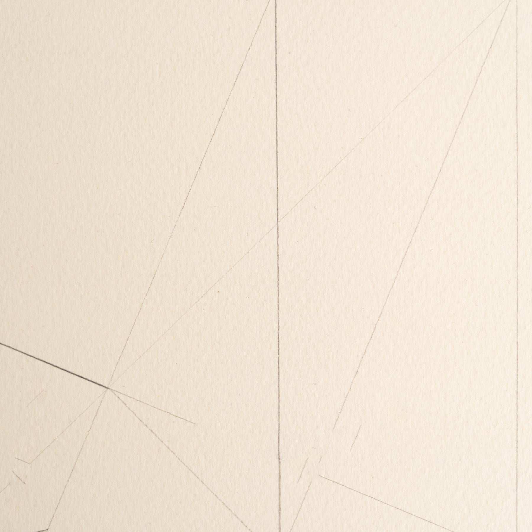 Spagnolo Enrico Della Torre Disegno geometrico astratto - Firmato in vendita