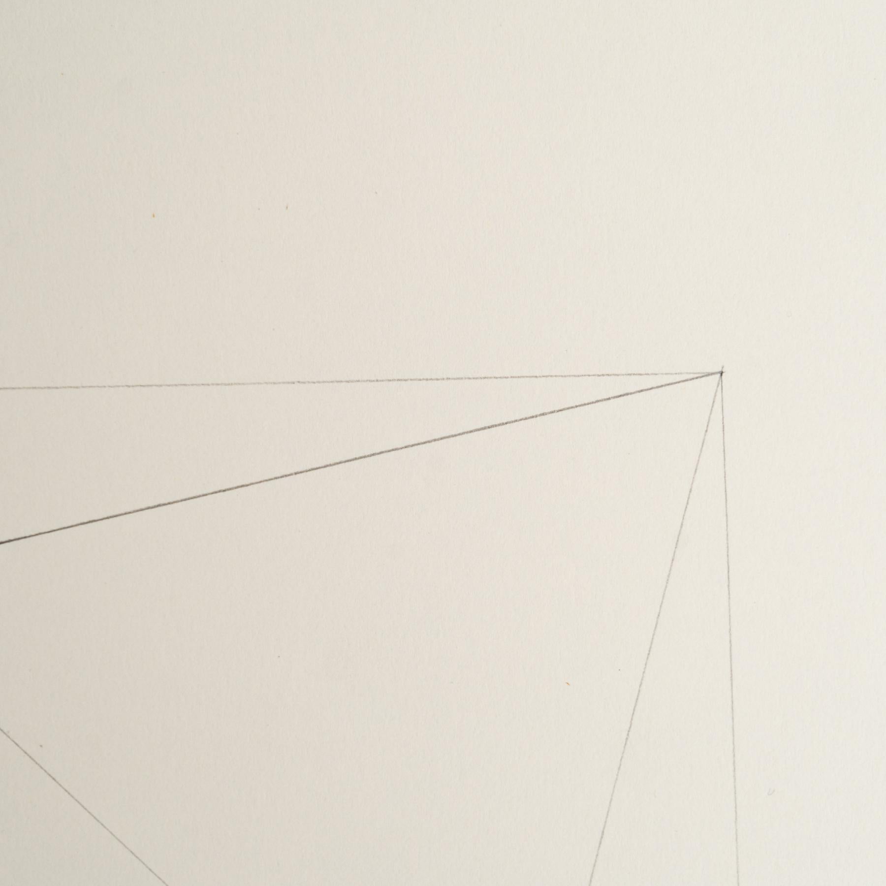 Enrico Della Torre Abstrakte Geometrische Zeichnung - Signiert (21. Jahrhundert und zeitgenössisch) im Angebot