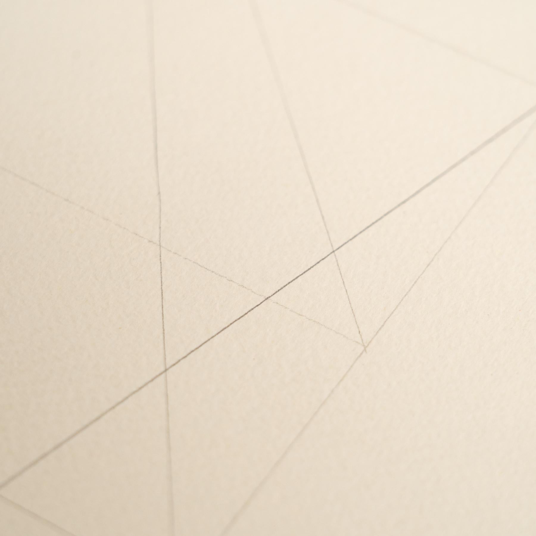 XXI secolo e contemporaneo Enrico Della Torre Disegno geometrico astratto - Firmato in vendita