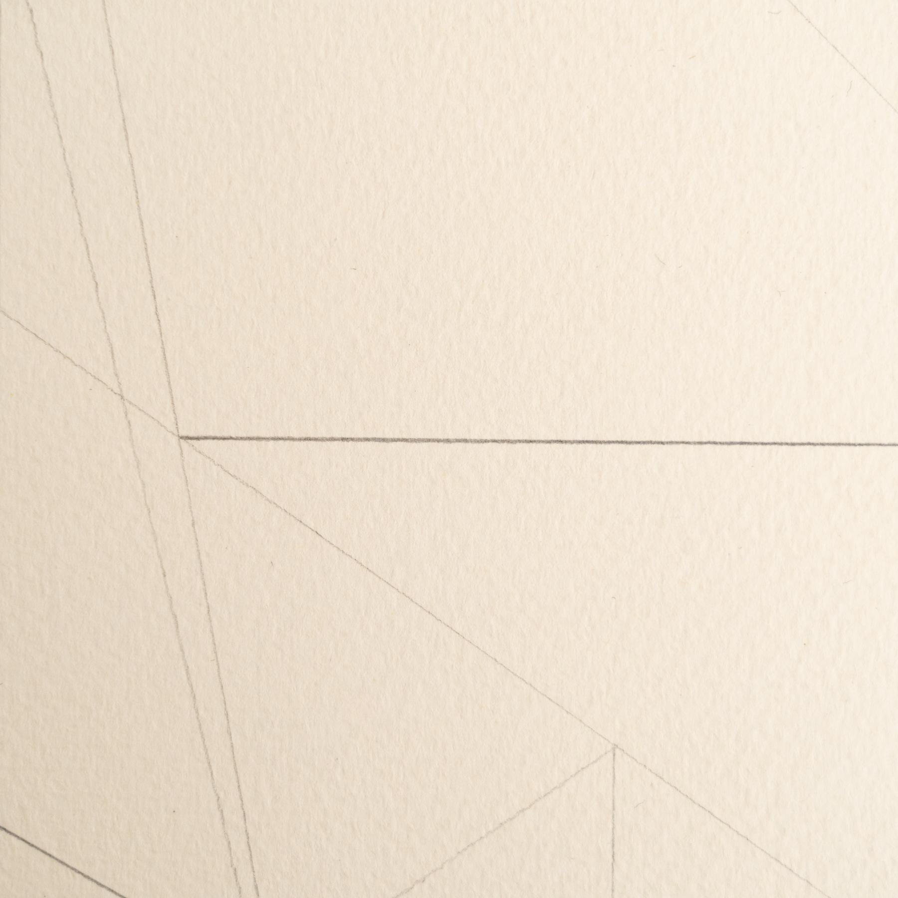 Enrico Della Torre Abstrakte Geometrische Zeichnung - Signiert (21. Jahrhundert und zeitgenössisch) im Angebot