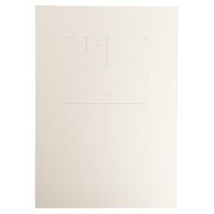 Enrico Della Torre Abstrakte Geometrische Zeichnung - Signiert