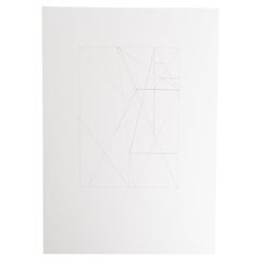Enrico Della Torre Abstrakte Geometrische Zeichnung - Signiert