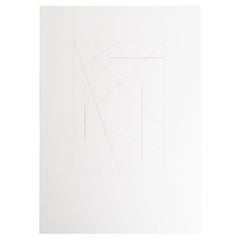 Enrico Della Torre Abstrakte Geometrische Zeichnung - Signiert