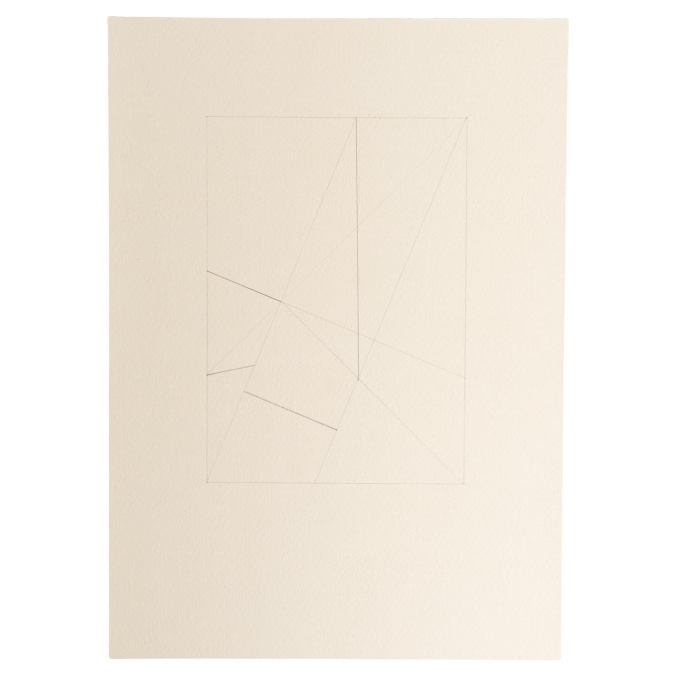 Enrico Della Torre Disegno geometrico astratto - Firmato