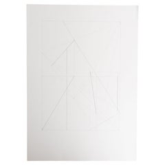 Enrico Della Torre Abstrakte Geometrische Zeichnung - Signiert
