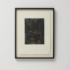 Enrico Della Torre Black and White Abstract Framed Engraving