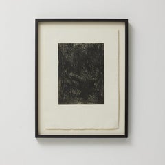Enrico Della Torre Black and White Abstract Framed Engraving