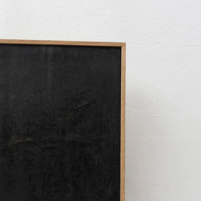 Enrico Della Torre Black Painting For Sale at 1stDibs