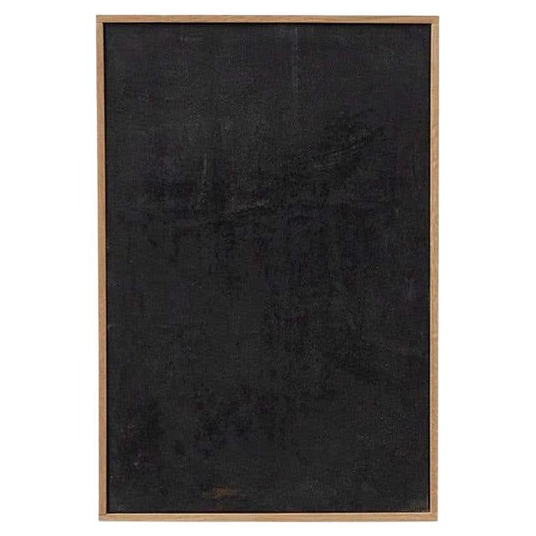 Enrico Della Torre Black Painting For Sale at 1stDibs