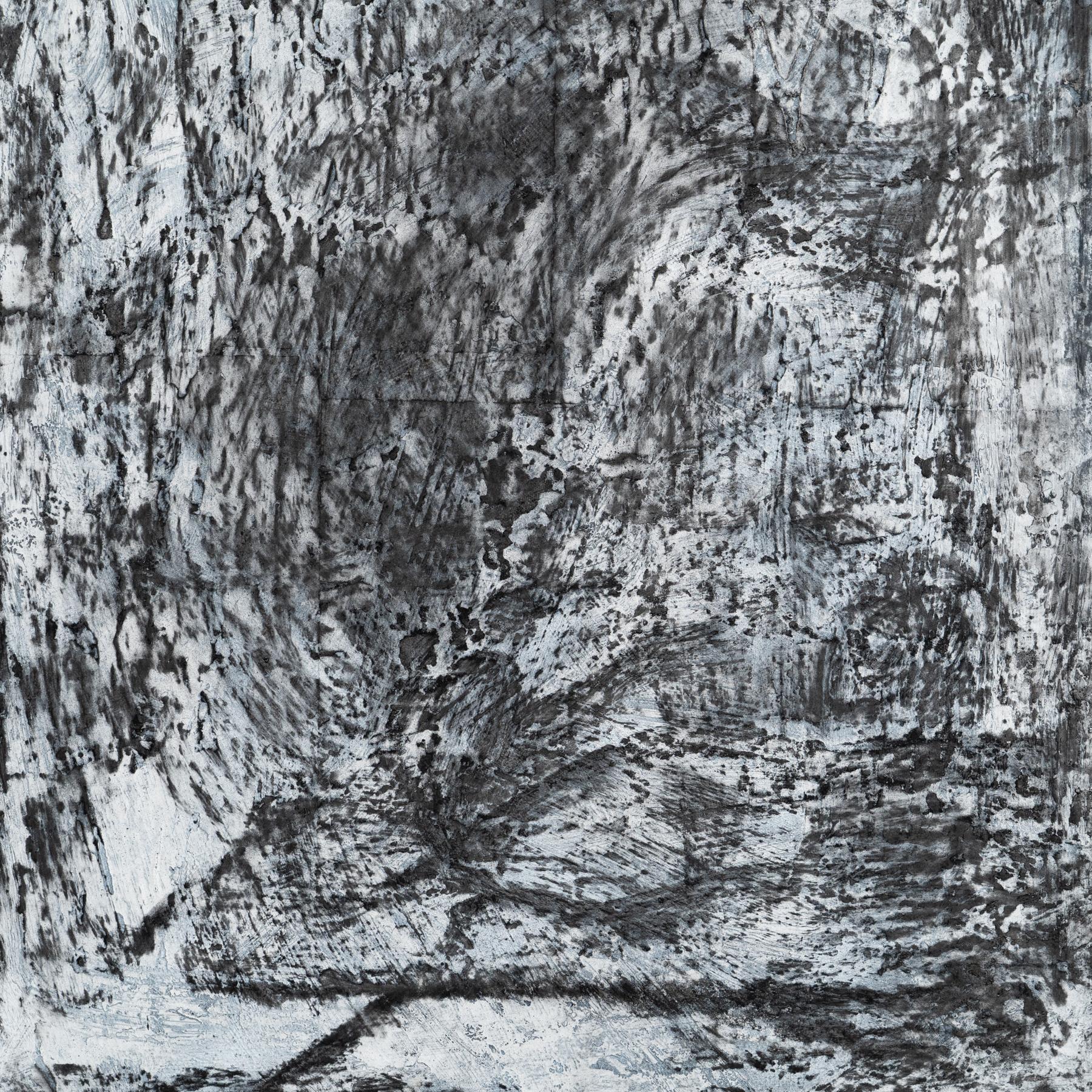 Enrico Della Torre Zeitgenössische Kunst Schwarzes Gemälde auf Leinwand im Angebot 3