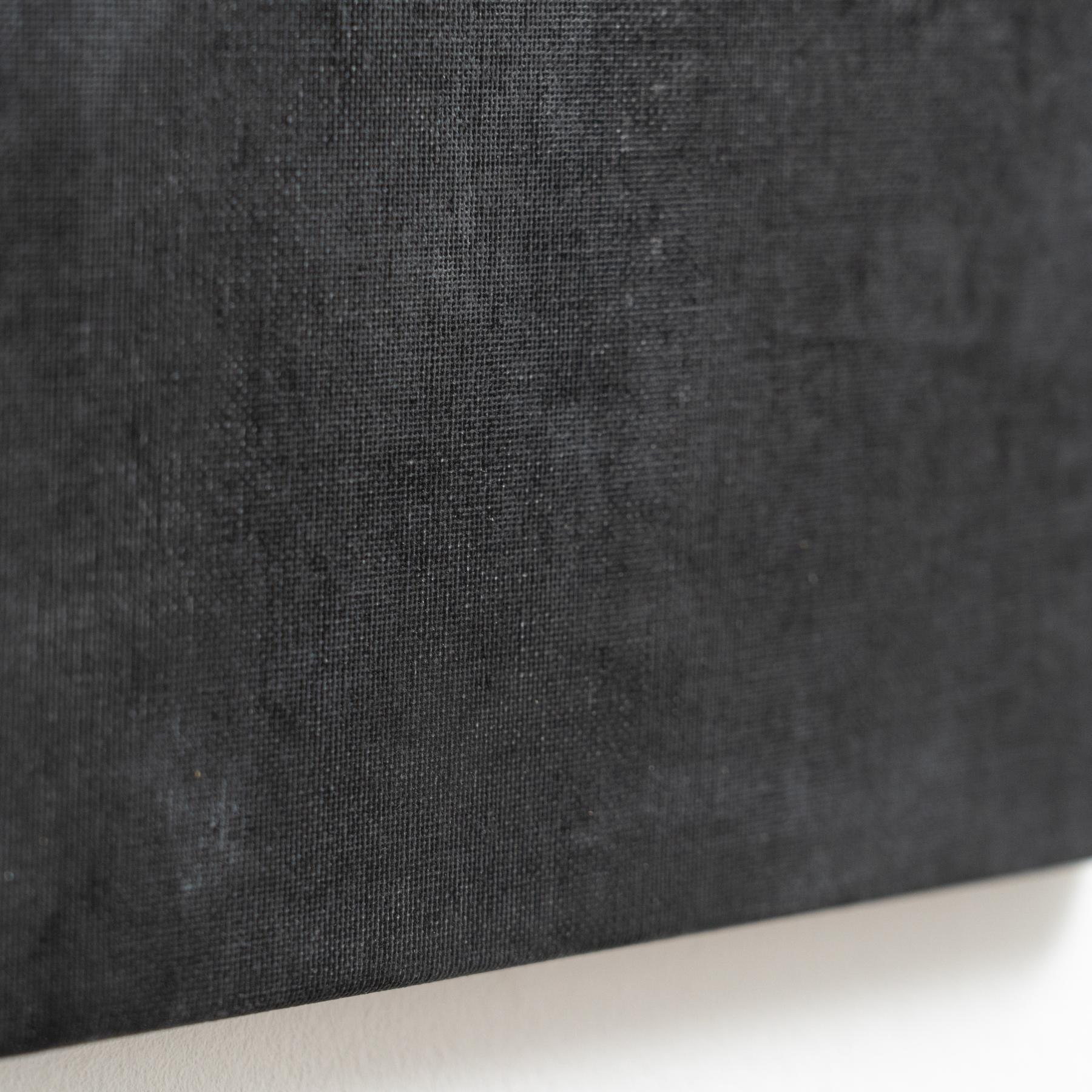 Enrico Della Torre Arte contemporanea Pittura nera su tela in vendita 3