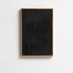 Enrico Della Torre Contemporary Art Black Painting on Canvas