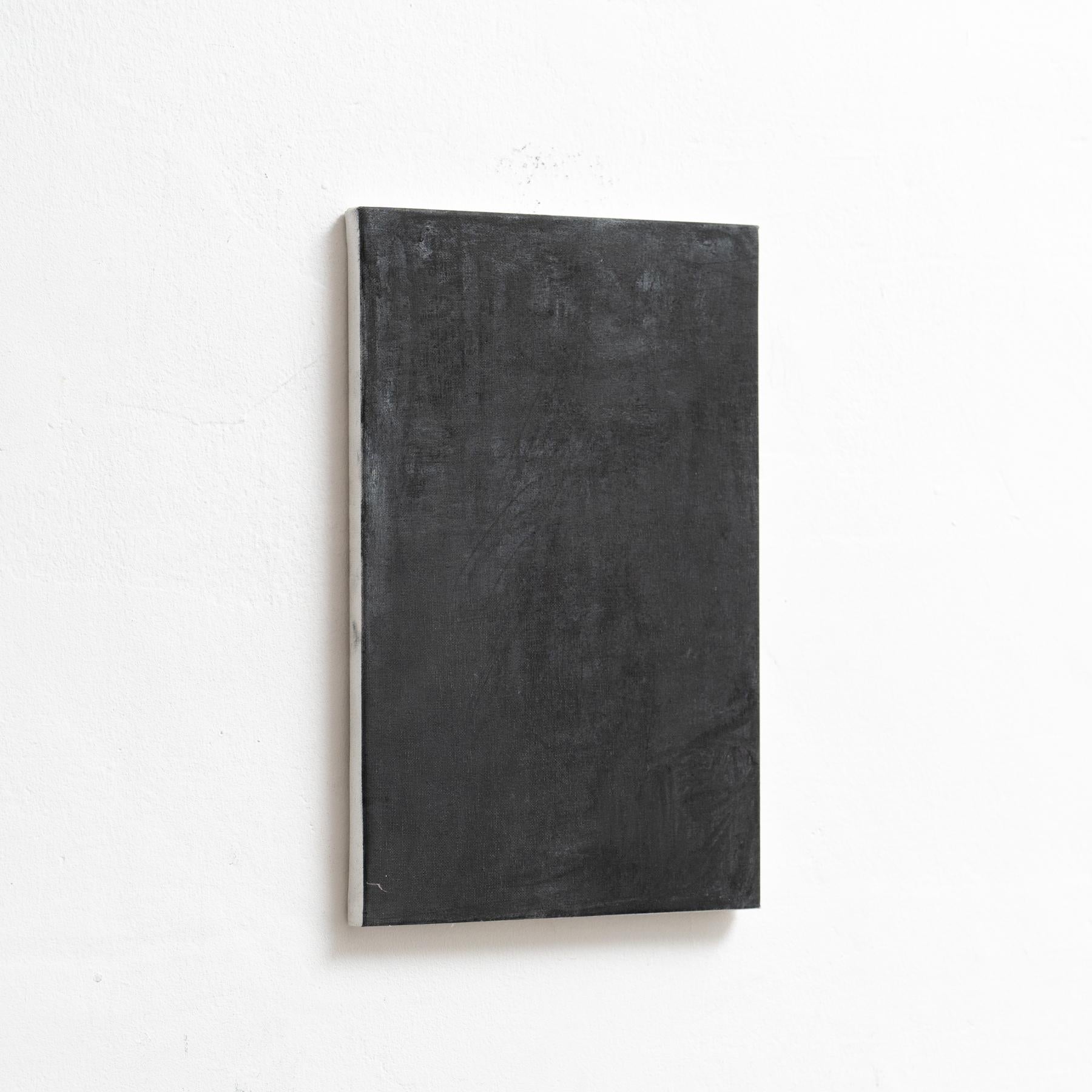 Moderno Enrico Della Torre Arte contemporanea Pittura nera su tela in vendita