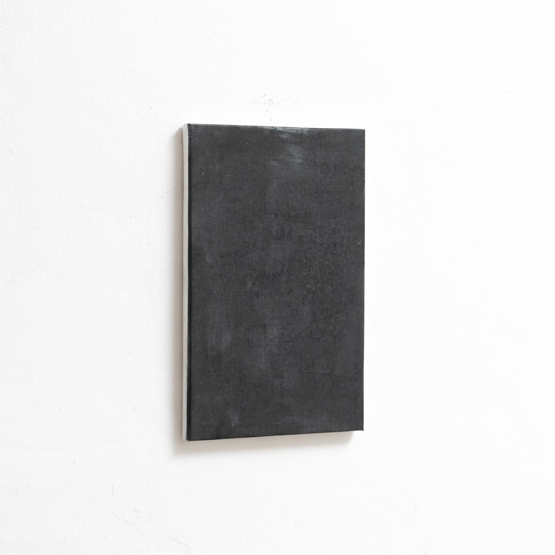 Moderno Enrico Della Torre Arte contemporanea Pittura nera su tela in vendita