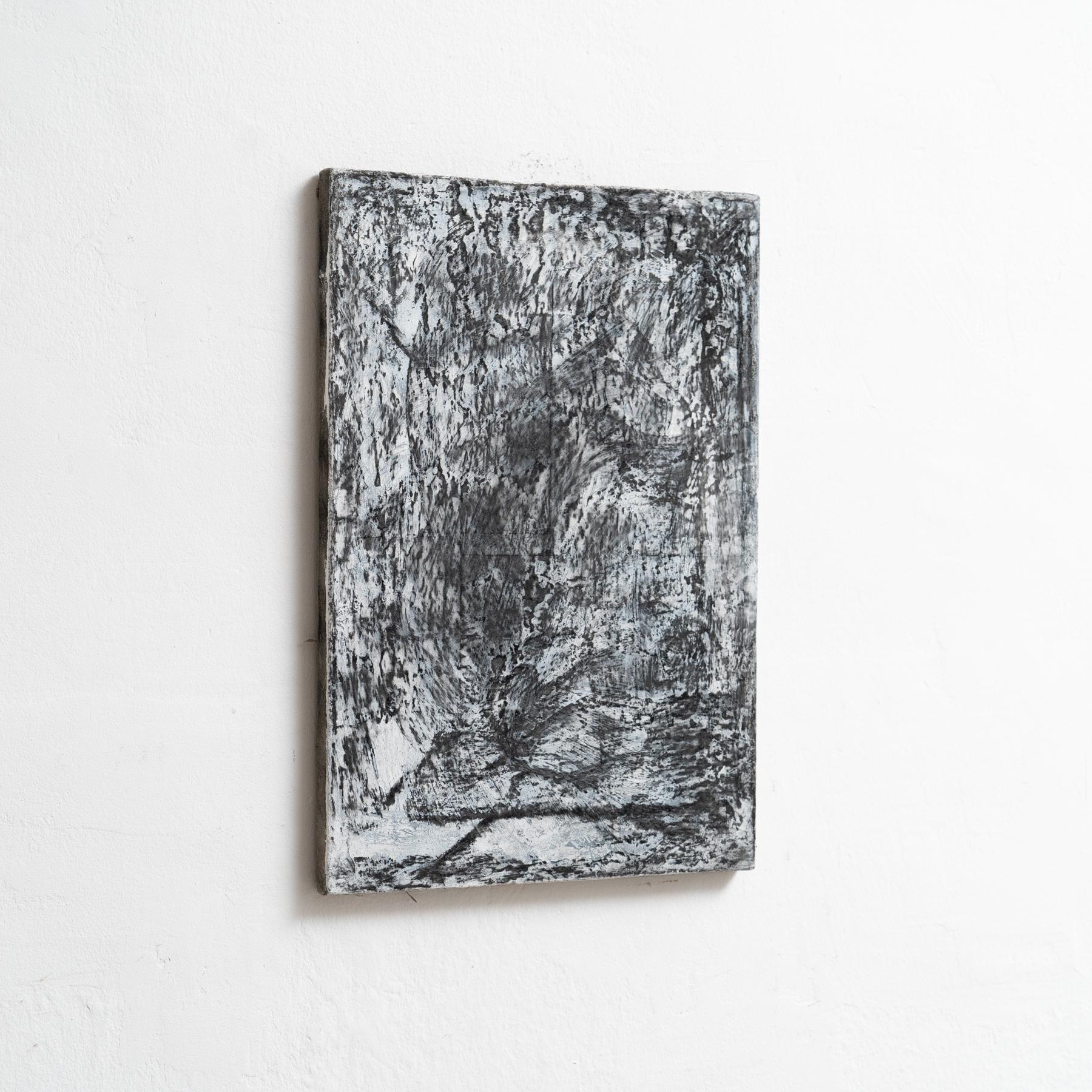 Moderno Enrico Della Torre Arte contemporanea Pittura nera su tela in vendita