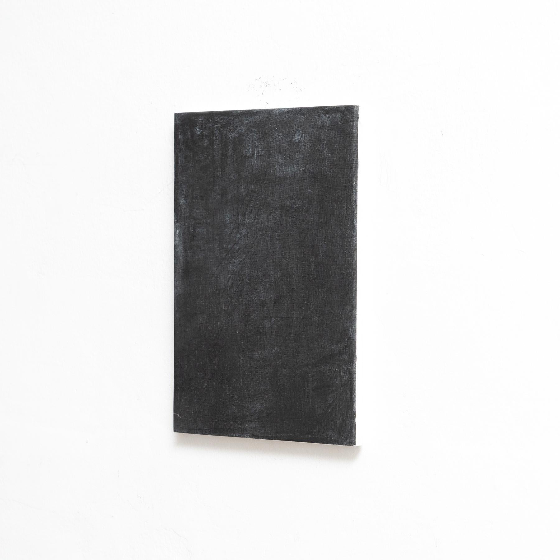 Spagnolo Enrico Della Torre Arte contemporanea Pittura nera su tela in vendita