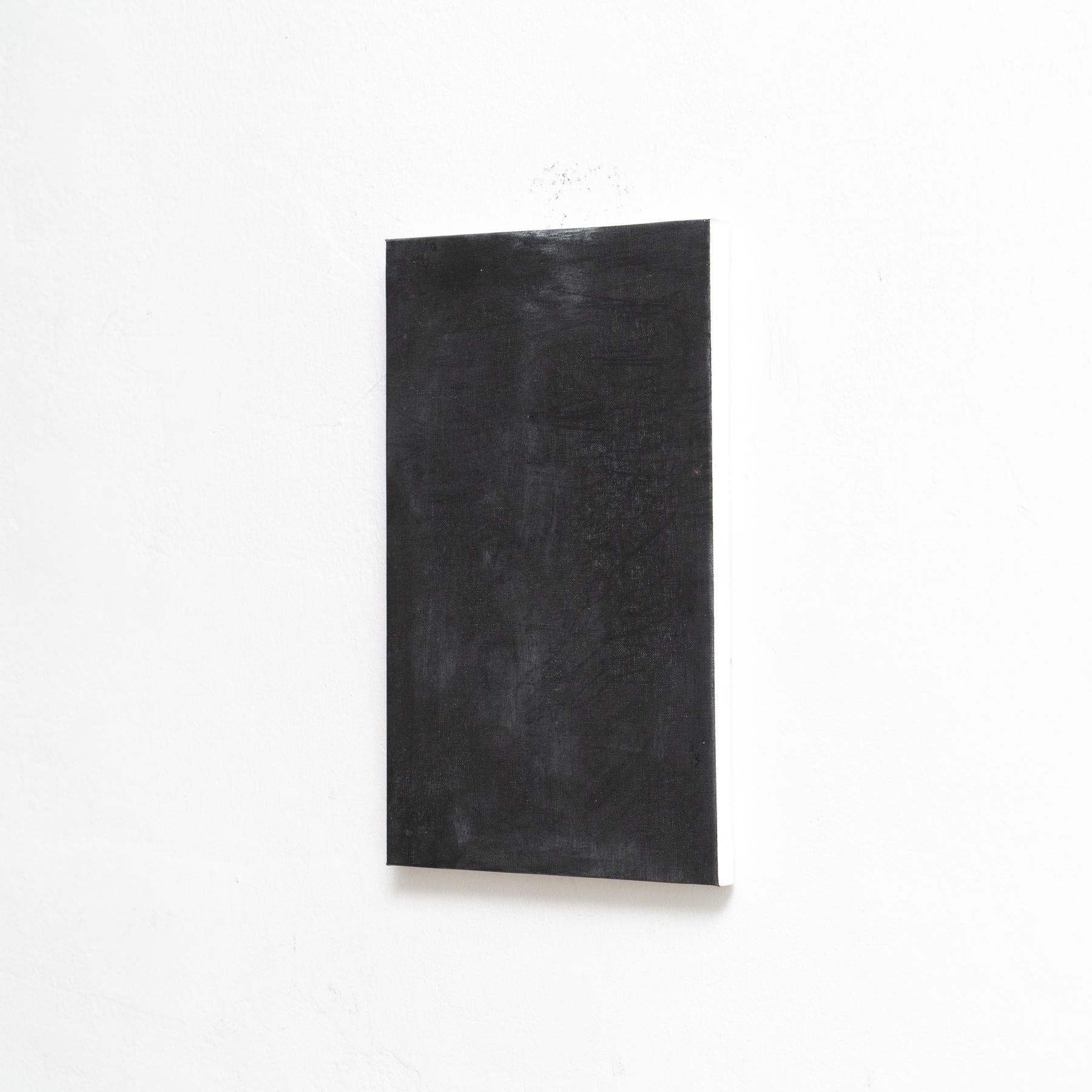 Spagnolo Enrico Della Torre Arte contemporanea Pittura nera su tela in vendita