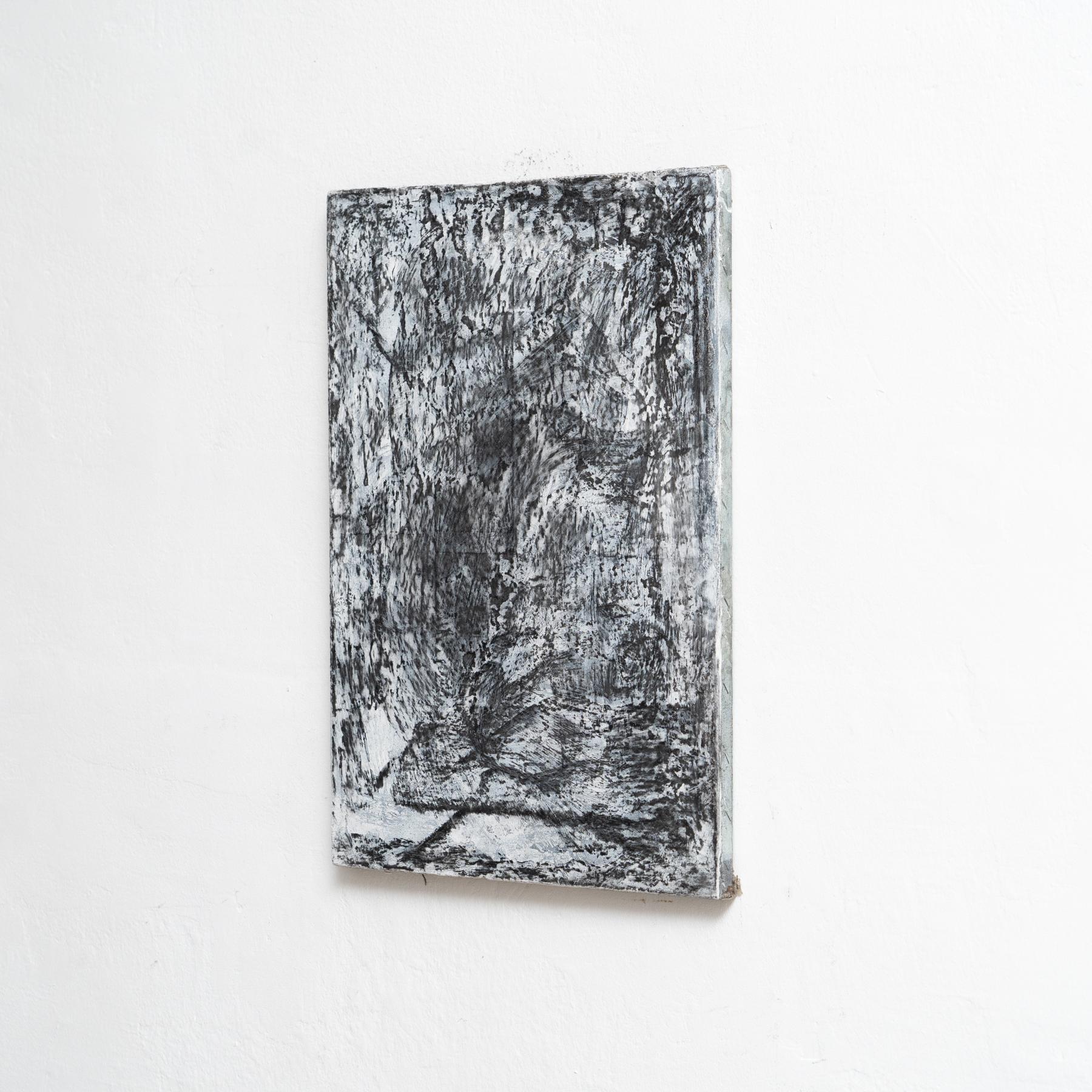 Spagnolo Enrico Della Torre Arte contemporanea Pittura nera su tela in vendita