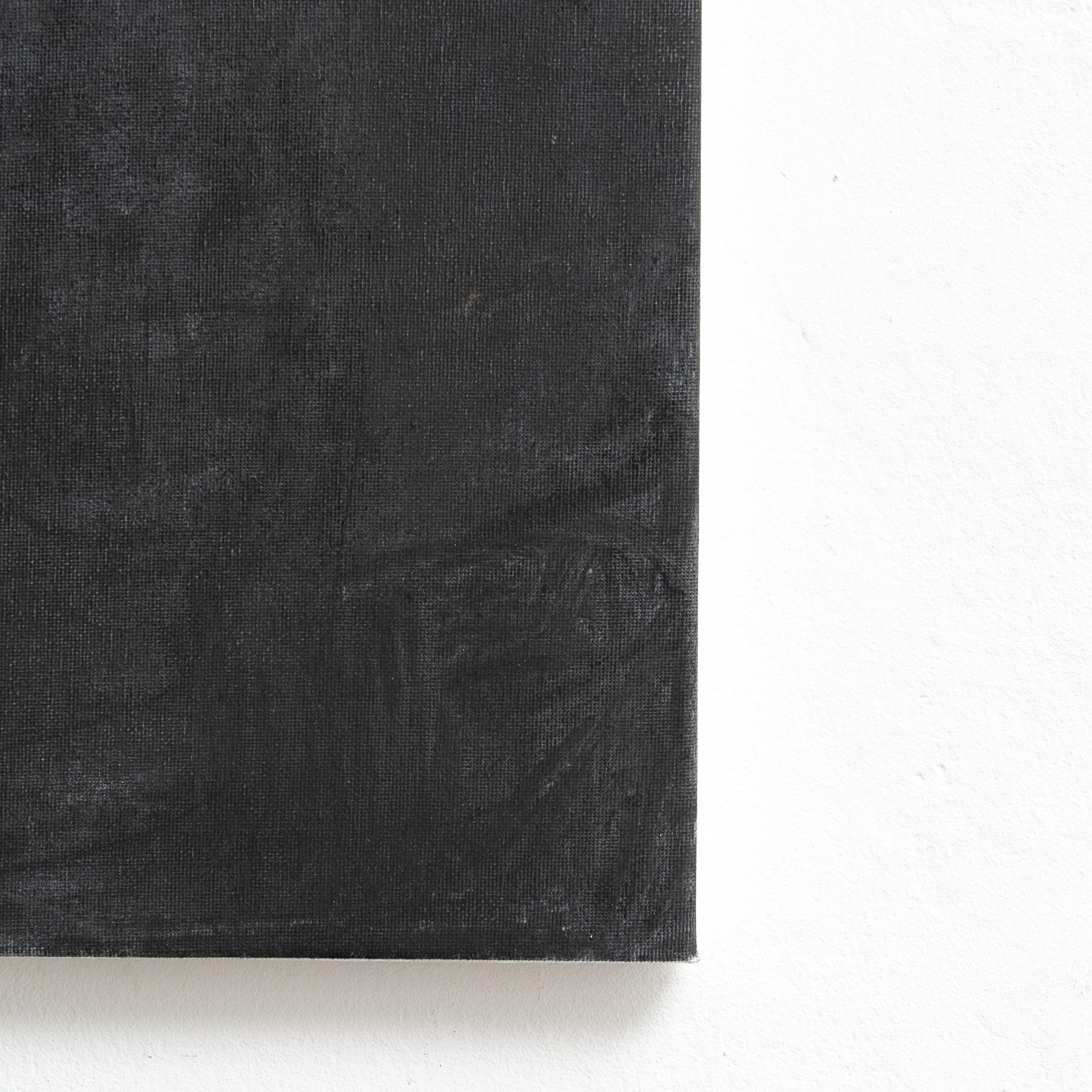 Enrico Della Torre Arte contemporanea Pittura nera su tela In condizioni buone in vendita a Barcelona, Barcelona