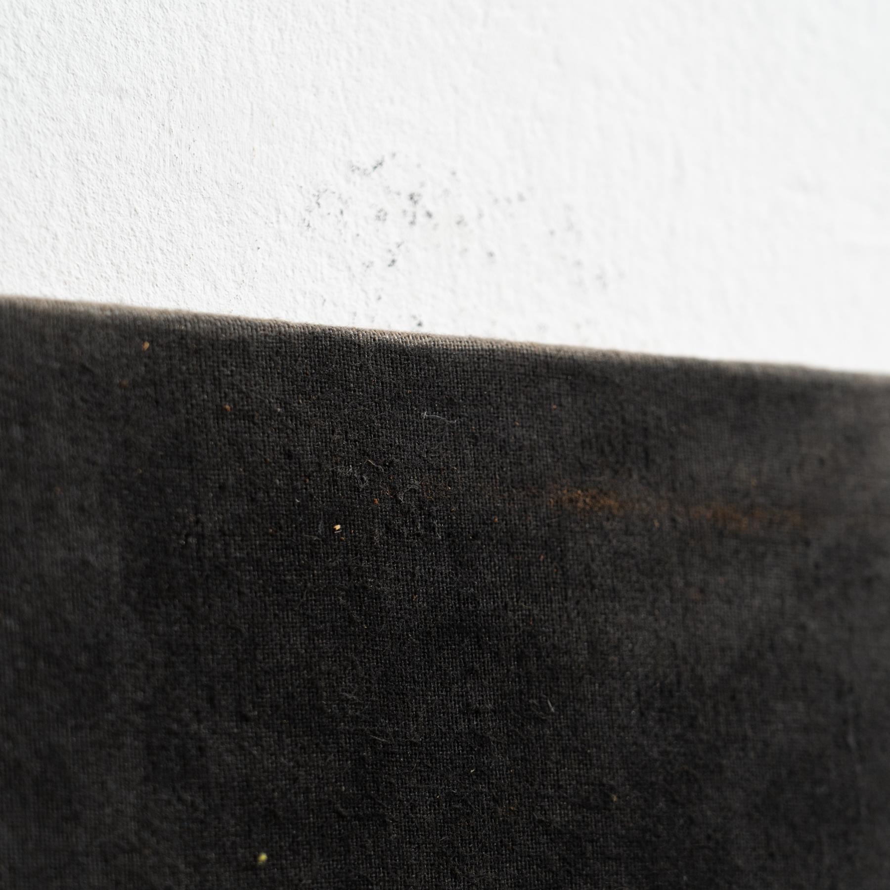 Enrico Della Torre Arte contemporáneo Pintura negra sobre lienzo Lino en venta